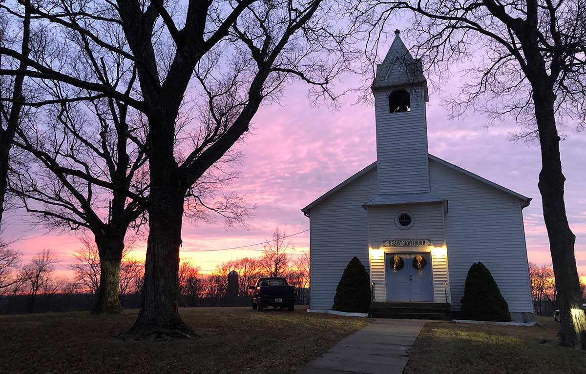 Pleasant Grove Baptist Church near Crosstown, Missouri