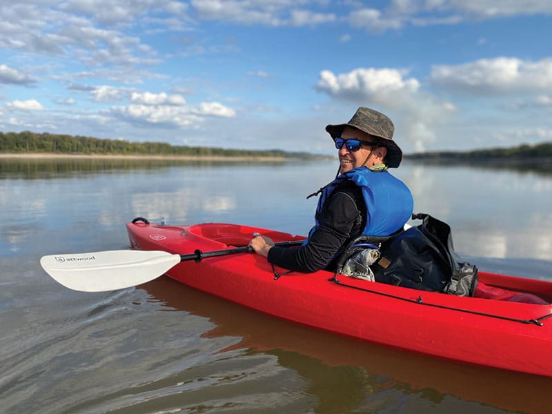 Matt Crossman On Kayak